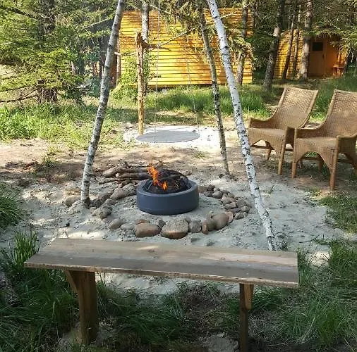 캠프장 Glamping Pod Im Wald Mit Hund *